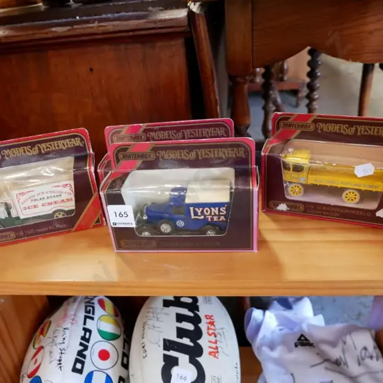 4 boxed Models of Yesteryear