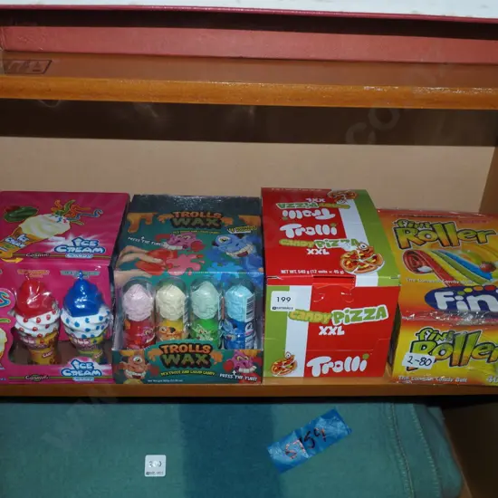 4 boxes confectionery