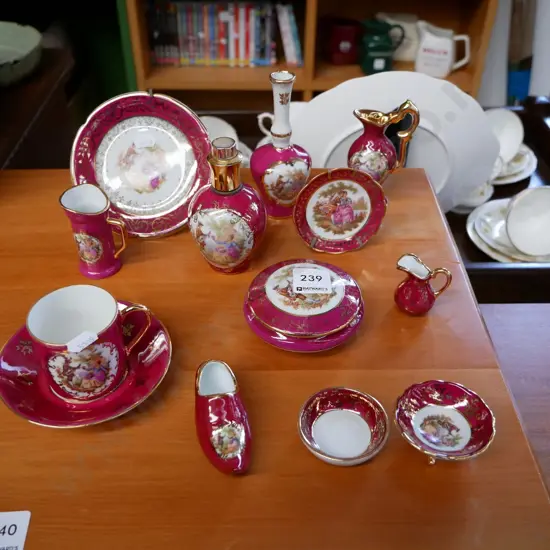 assorted Limoges miniatures