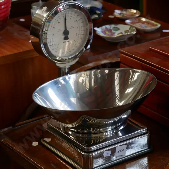 Salter chrome reproduction kitchen scales