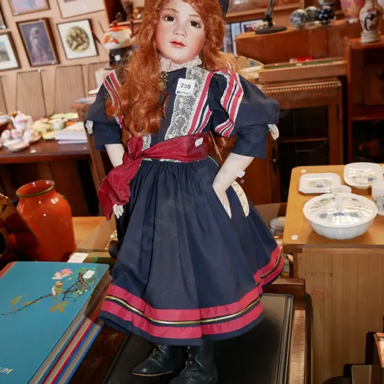 porcelain display doll