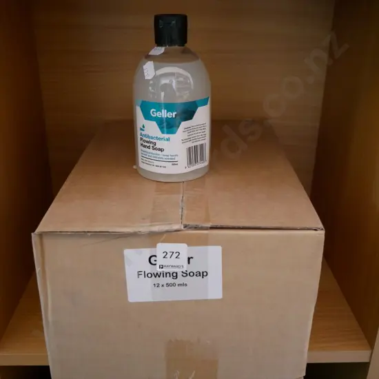 box; Geller antibacterial soap