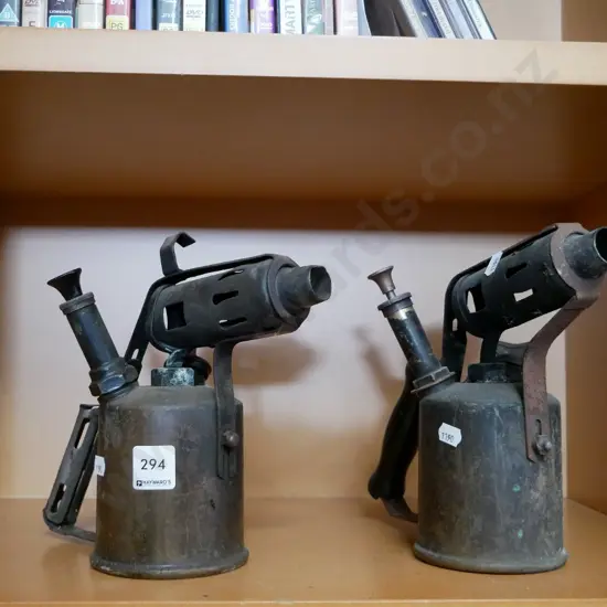 2 brass blow torches