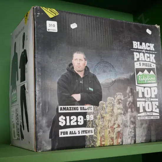 Ridgeline 5 piece clothing box set, size L