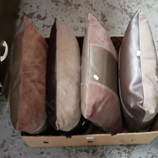 vinyl and suedette cushions