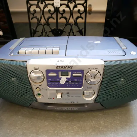 Sony radio tape and CD player