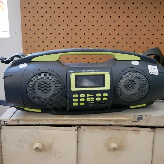 Fatboy portable stereo system