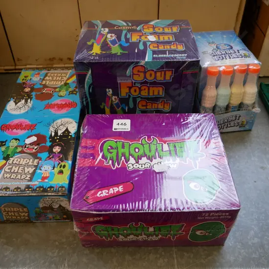 4 boxes of confectionery