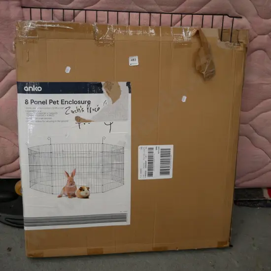 wire 8 panel pet enclosure