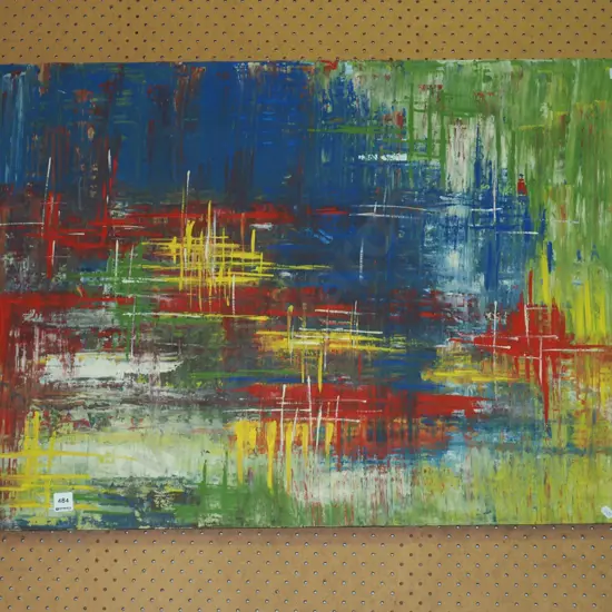 abstract acrylic on board 