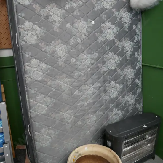 double bed base and mattress