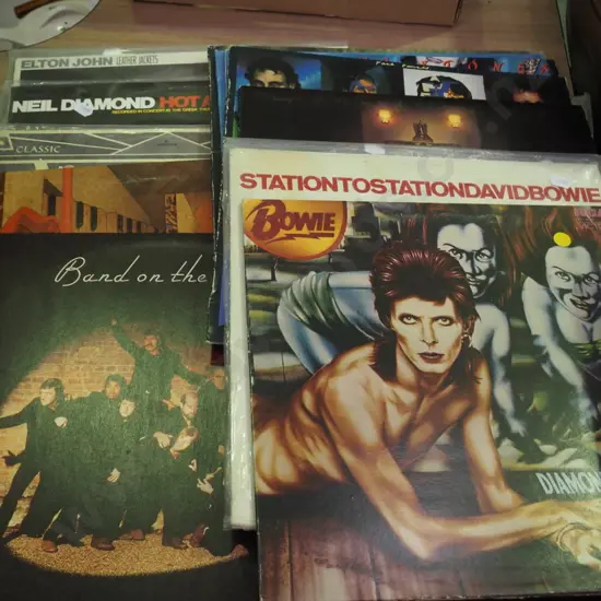 LPs David Bowie, Paul McCartney, Rolling Stones etc