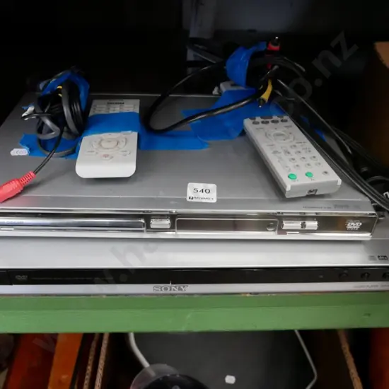 2 x DVD players