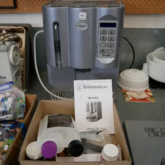 Italian microbar automatic coffee machine