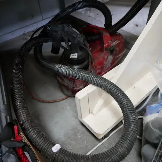 well used paint sprayer