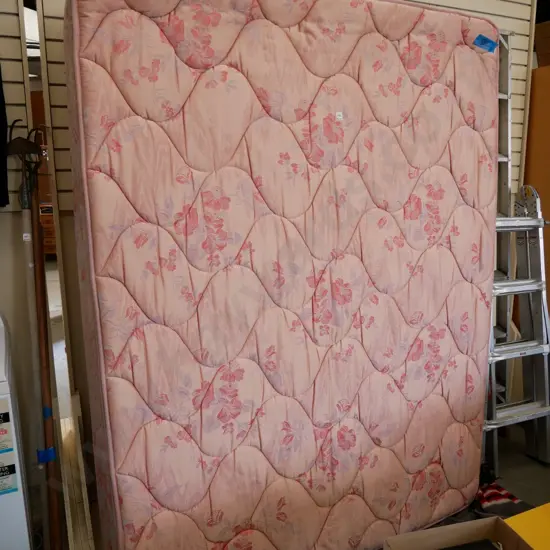 double bed base and mattress