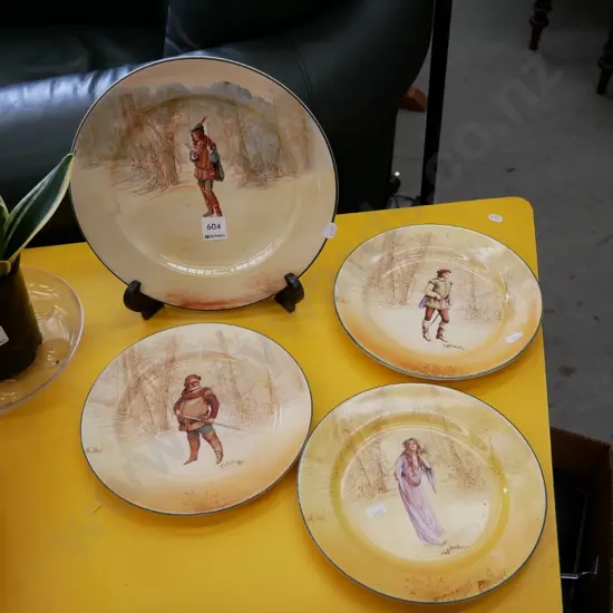 4 Royal Doulton plates