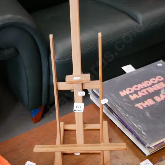 small wooden artist's easel