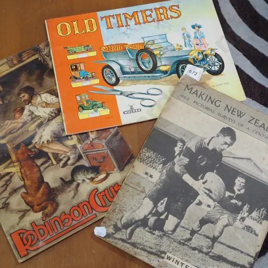 Making New Zealand, Old Timers and Robinson Crusoe publications