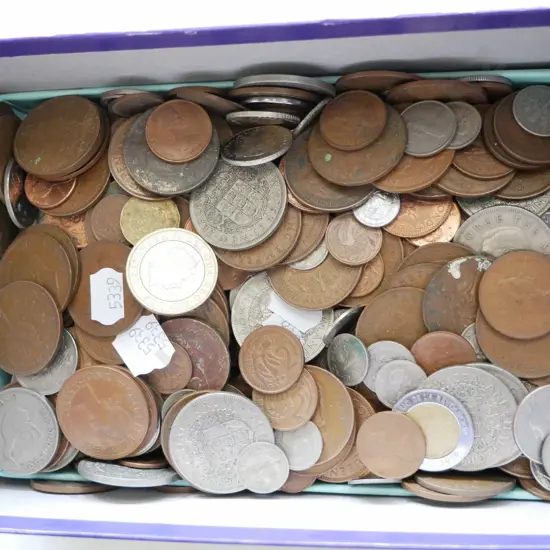 box of coins