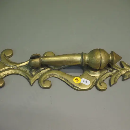 heavy cast brass door knocker H-300 W-100