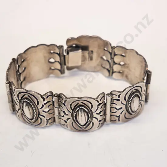 silver bangle stamped Mex 925