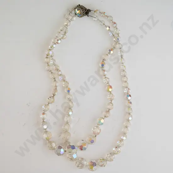 2 strand crystal necklace