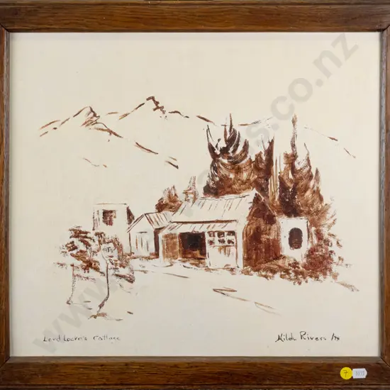 Hilda Rivers '74 "Lord Locke's Cottage" H-380 W-430