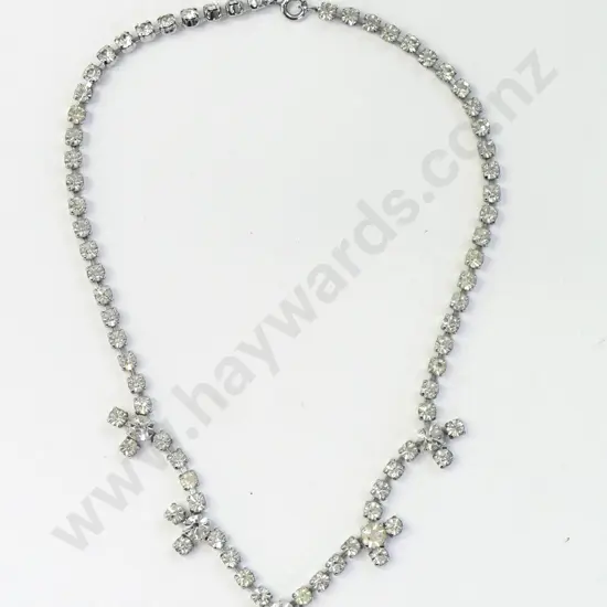 crystal costume necklace
