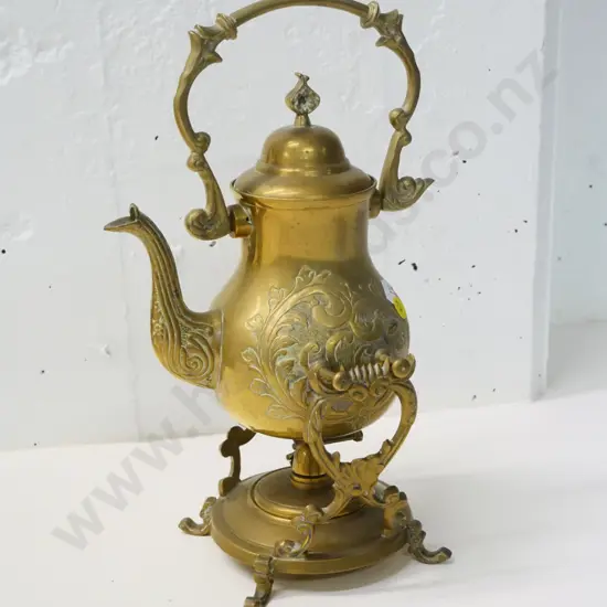 cast brass spirit kettle with burner H-340 L-200