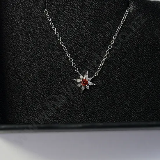 silver small star pendant stamped 925