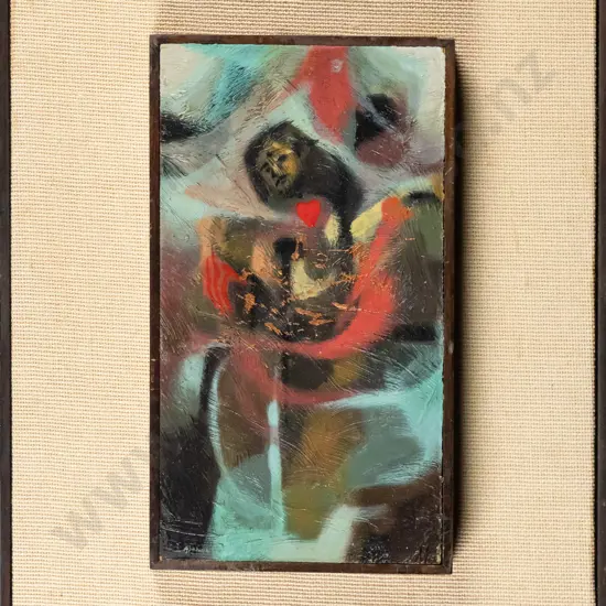 oil on board - portrait H-210 W-120