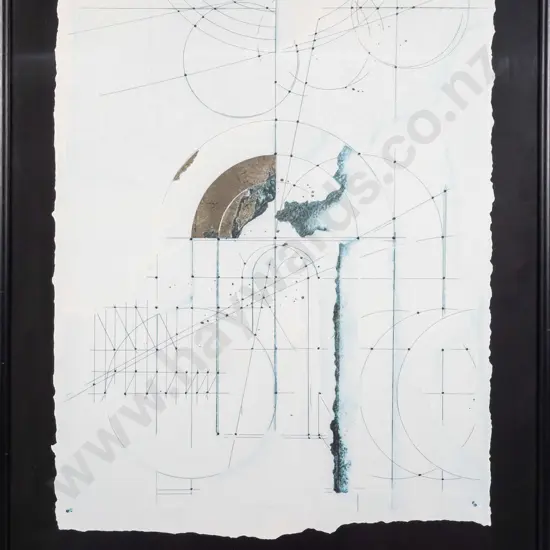 framed Walter Valentini/ La porta del tempo II print H-920 W-640