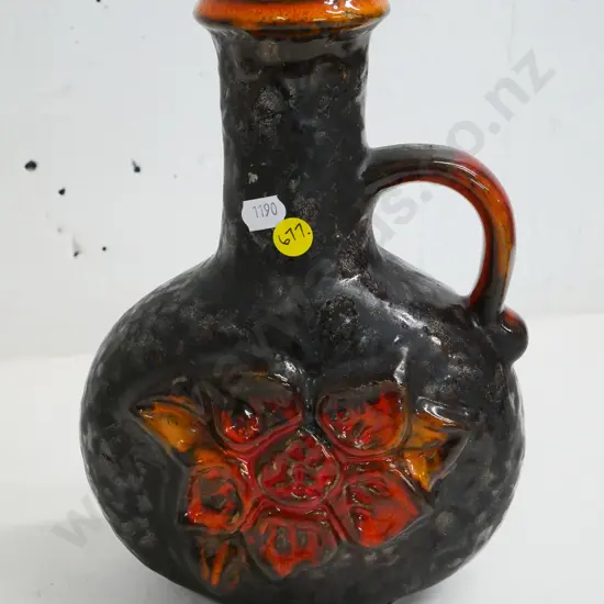 German pottery ewer vase H-245