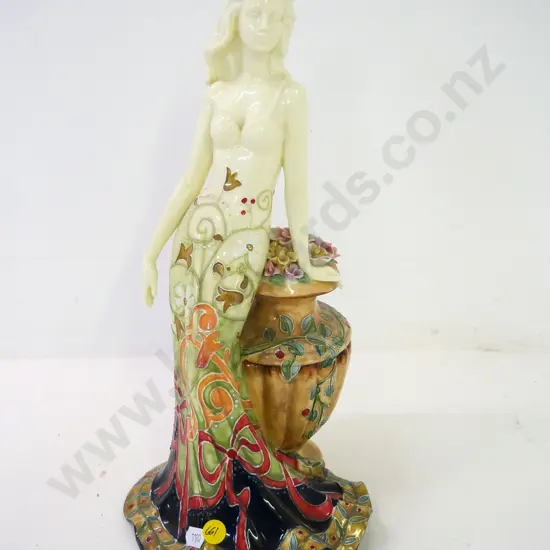 Old Tupton Ware figurine - woman with urn H-340