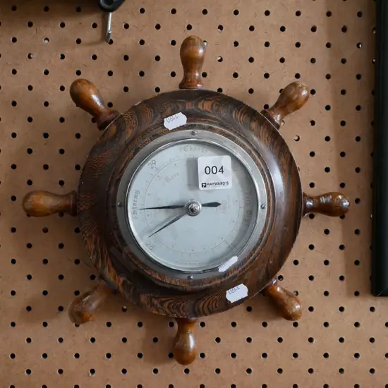 ship's wheel barometer