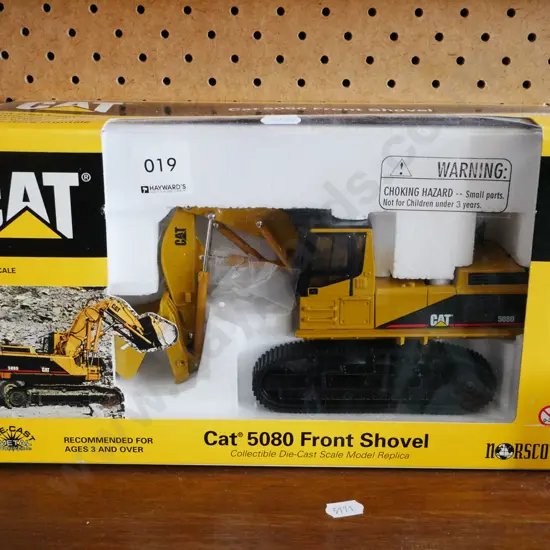 die cast 1:50 scale model of a Cat 5080 front shovel