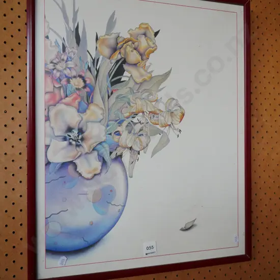 framed poster print - flowers