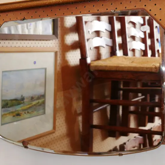 retro mirror - slight aging and damage