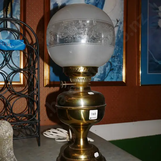 copper based table lamp H-450