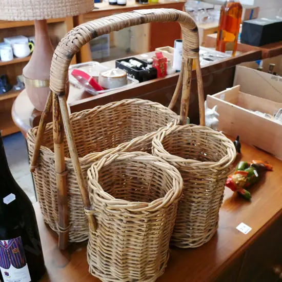 cane picnic hamper
