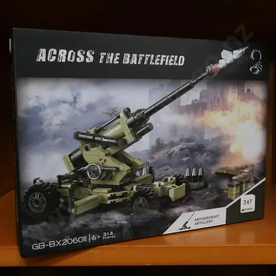 model building brick anti-aircraft 
