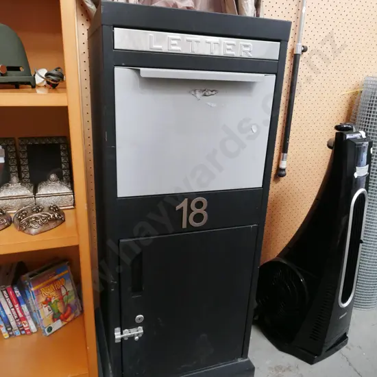 tall metal letter box H-1040 W-410 D-380