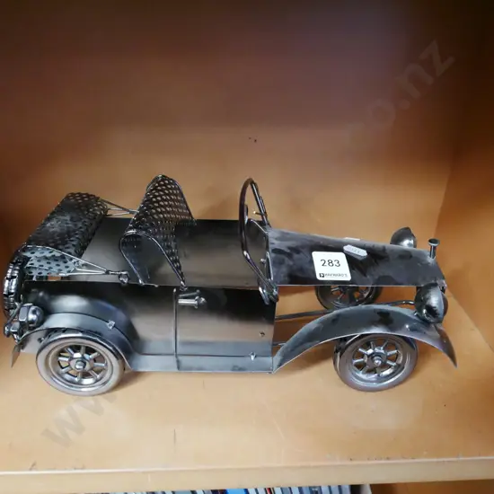 metal model vintage car