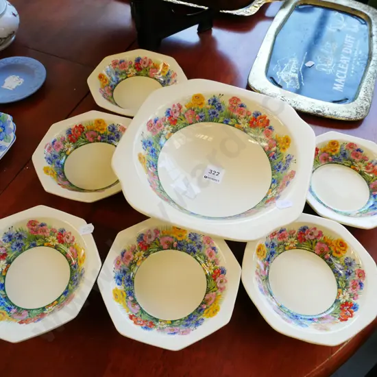 Royal Staffordshire honey glaze sweet set