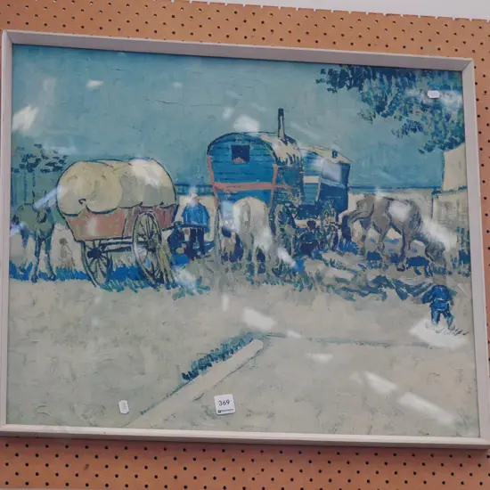 framed print - camp site