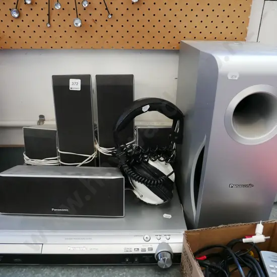 Panasonic surround system with pair of stereo head phones