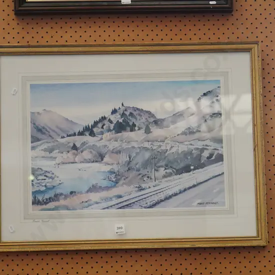 framed Mavis McKinney print - Towards Cromwell