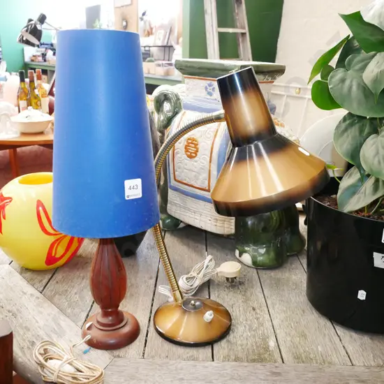 table lamp, spun aluminium desk lamp Tallest H-470