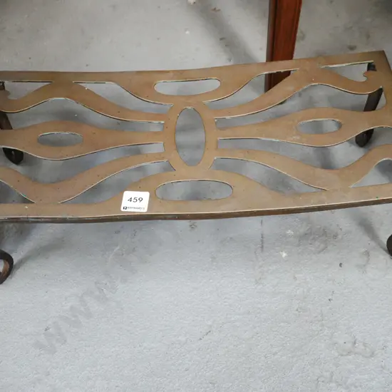 art nouveau style metal stand H-130 W-460 D-210